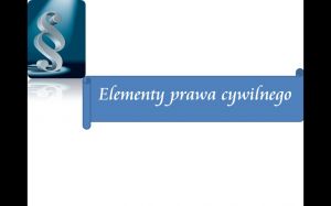 Elementy prawa cywilnego