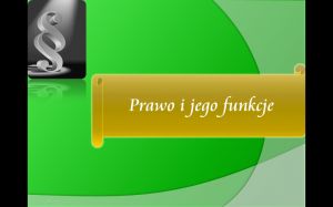 Prawo i jego funkcje